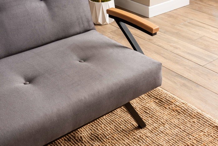 Atelier Del Sofa Zven - Sofá-Cama de 3 Plazas Gris Atelier Del Sofa Zven - Sofá-Cama de 3 Plazas Gris